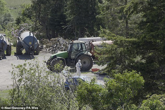 On April 29, the investigation into his disappearance has since been classed a homicide, and authorities have began searching his home (pictured)