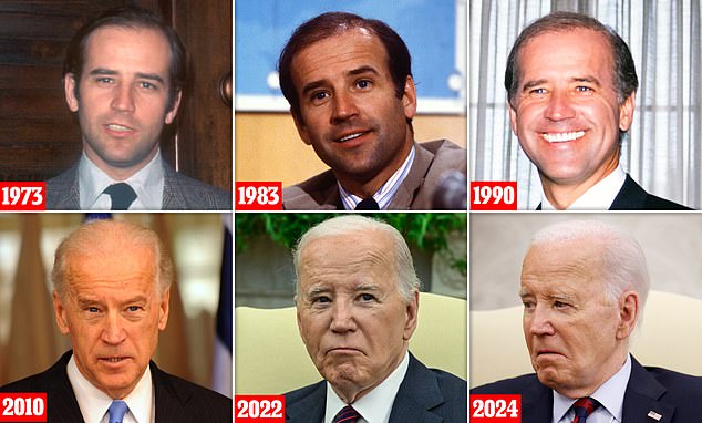 Doctors DailyMail.com spoke to last year said Biden had been aging normally up until 2021/2022 - when his decline became sharper