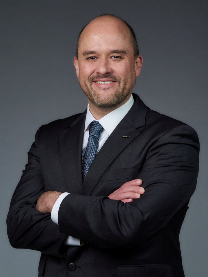 Portrait of Ivan Espinosa, Nissan's incoming CEO.