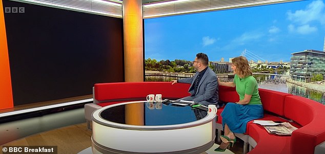 And unfortunately the pair had to navigate a technical error while presenting the show when weatherwoman Carol Kirkwood, 62, was presenting one of her segments