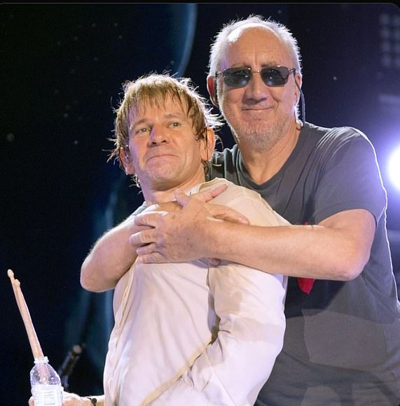 The news of Zak's firing comes just weeks after Roger Daltrey and Pete Townshend made a shock U-turn to welcome him back into the band , after he was sacked following a bitter fallout