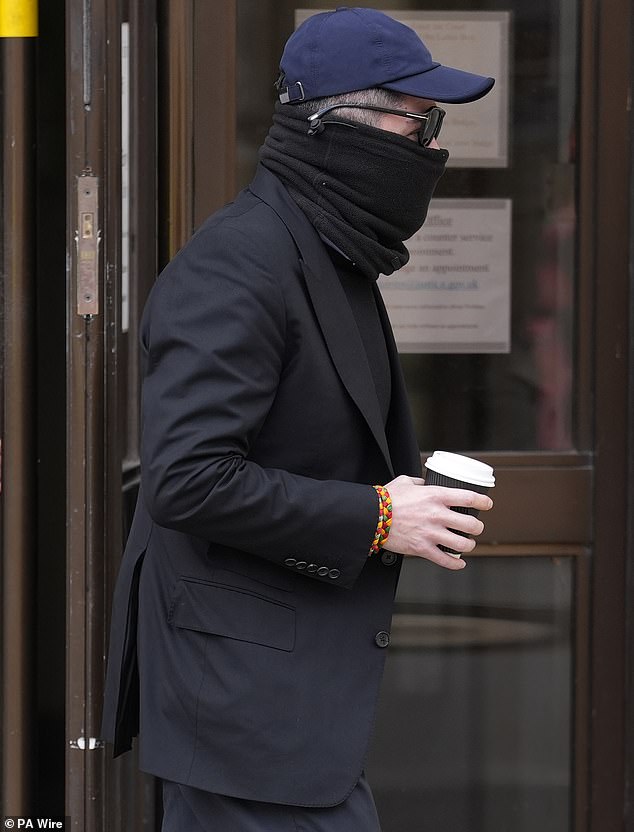 Bora Guccuk (pictured outside Oxford Crown Court) was acquitted of trying to launder the stolen gold