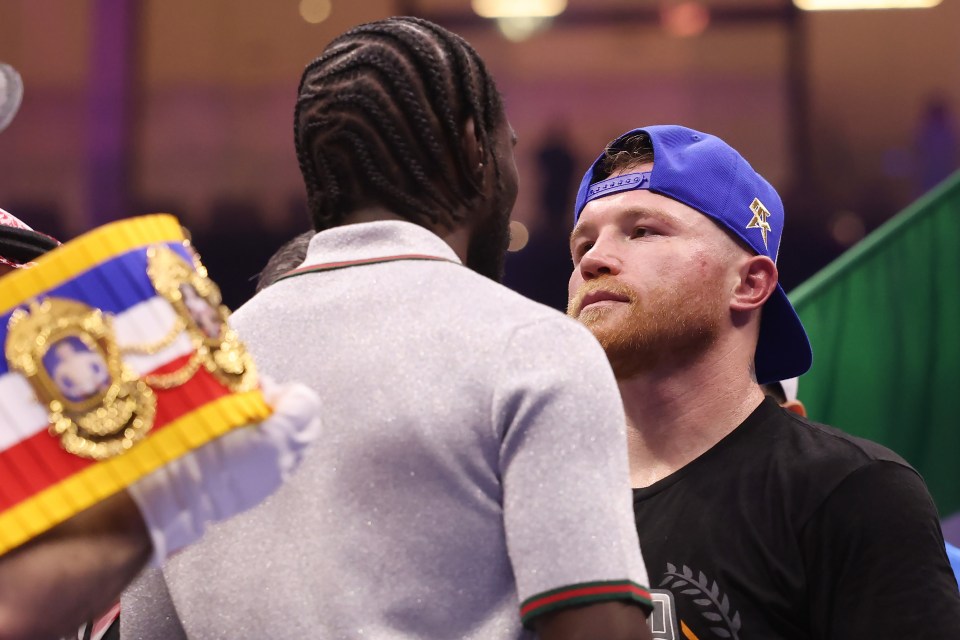 Saul "Canelo" Alvarez and Terence Crawford face off.