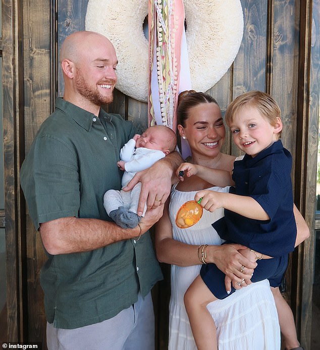 She and her husband Brady recently welcomed their second child Theodore, also known as Teddy, in March