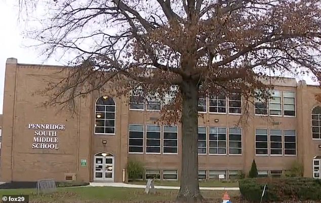 Schutte would call the student to her office during school hours, resulting in missed classes. (Pictured: Pennridge South Middle School)