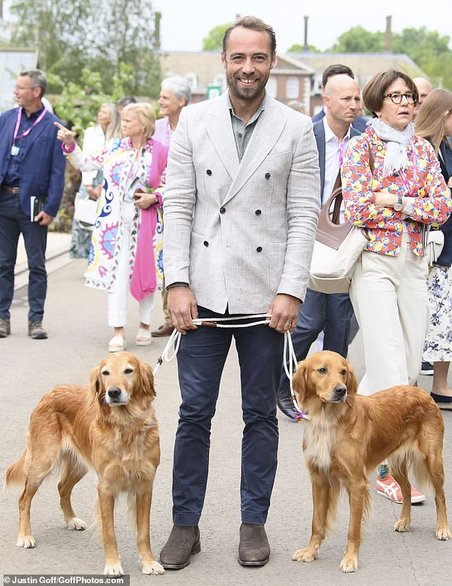 James Middleton was in attendance for the annual Chelsea Flower Show opening day at the Chelsea Hospital, west London