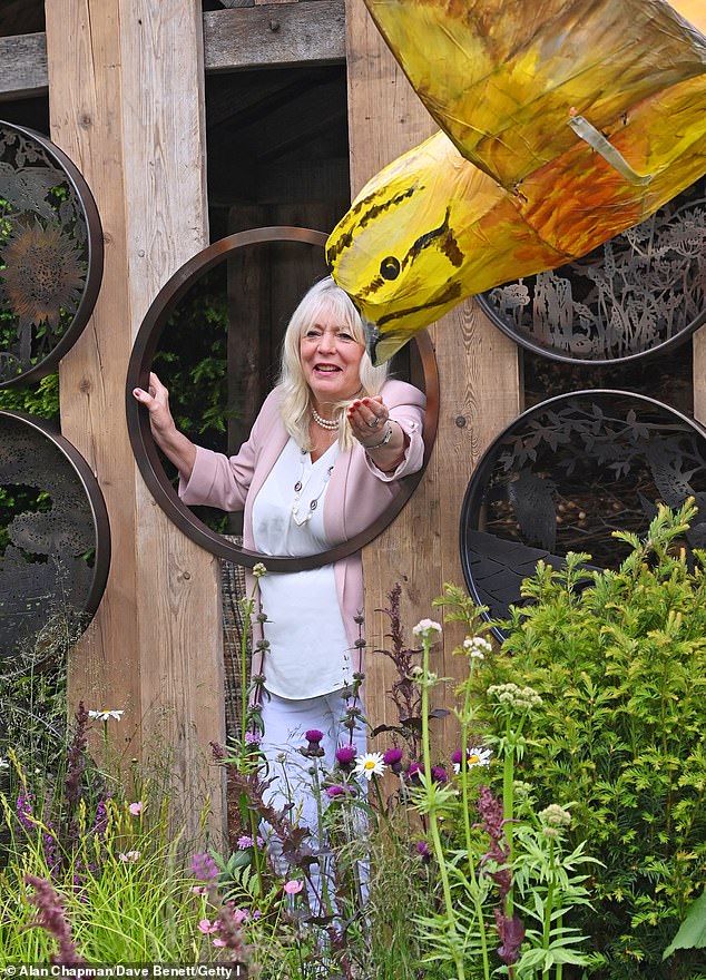 Gavin and Stacey actress Alison Steadman stepped out in white trousers and a matching blouse which she paired with a pink blazer