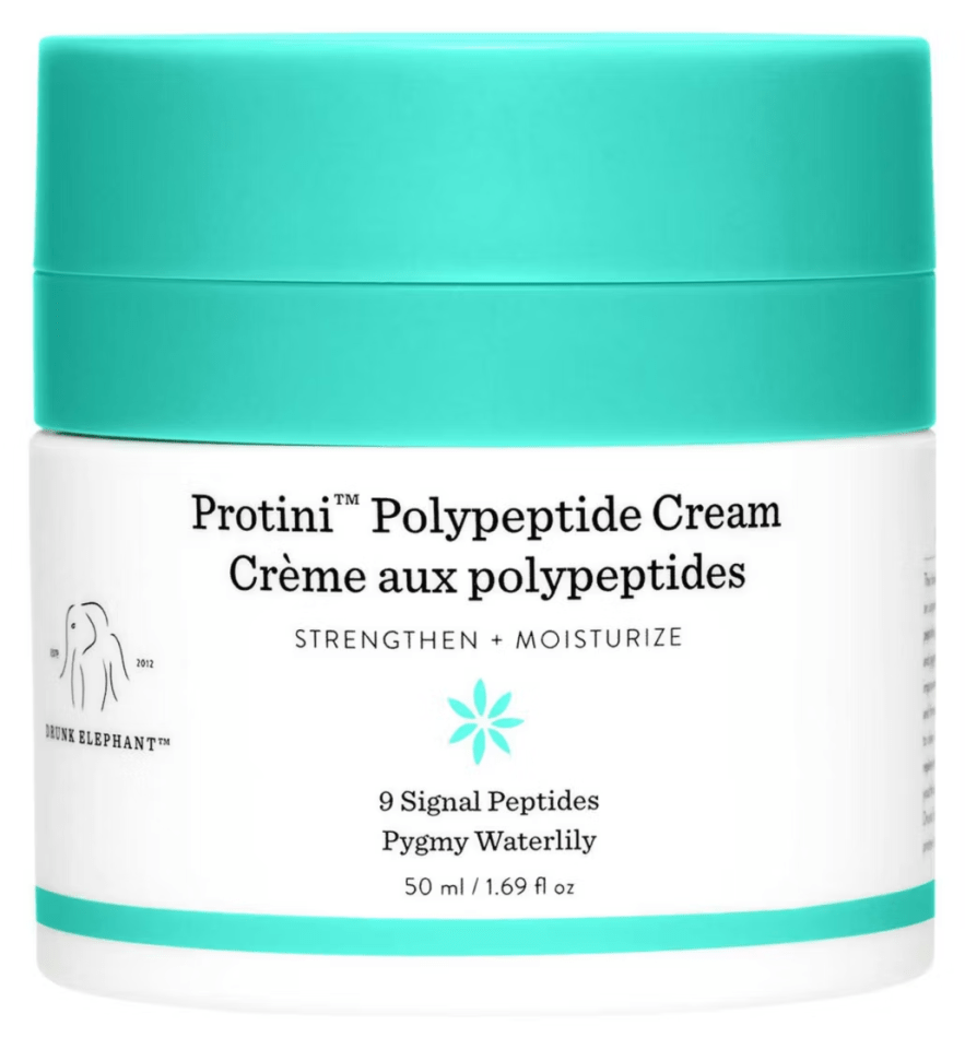 Drunk Elephant Protini Polypeptide Cream jar.