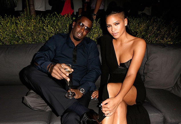 The shocking images were to jurors as Diddy's ex-girlfriend Cassie testified at his federal racketeering trial on Monday