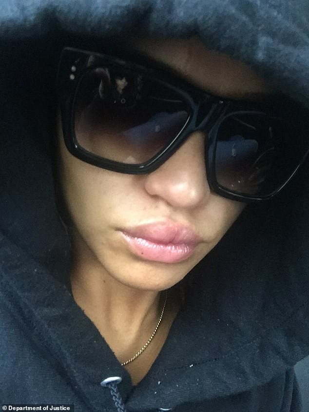 The bombshell images were shown in court shortly after Cassie was seen in separate pictures with a large bruise on her upper lip during her relationship with Combs