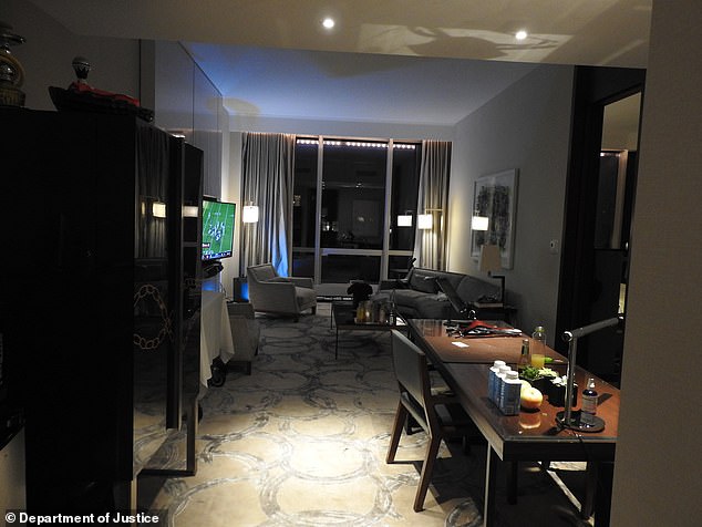 The images were taken as Diddy was arrested in his room at the Park Hyatt hotel on September 16, 2024