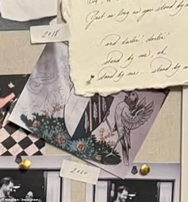 She also included an image of what appears to be a photo of her coat of arms
