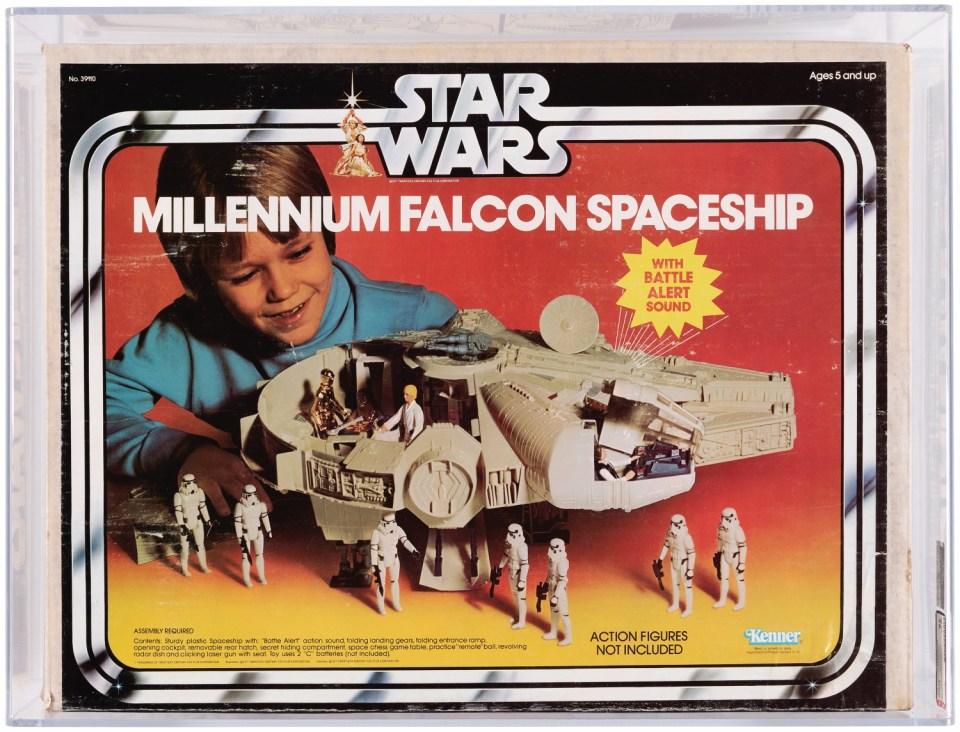 Jeff spent 33 years amassing virtually every figure, spaceship, vehicle and set from the sci-fi franchise