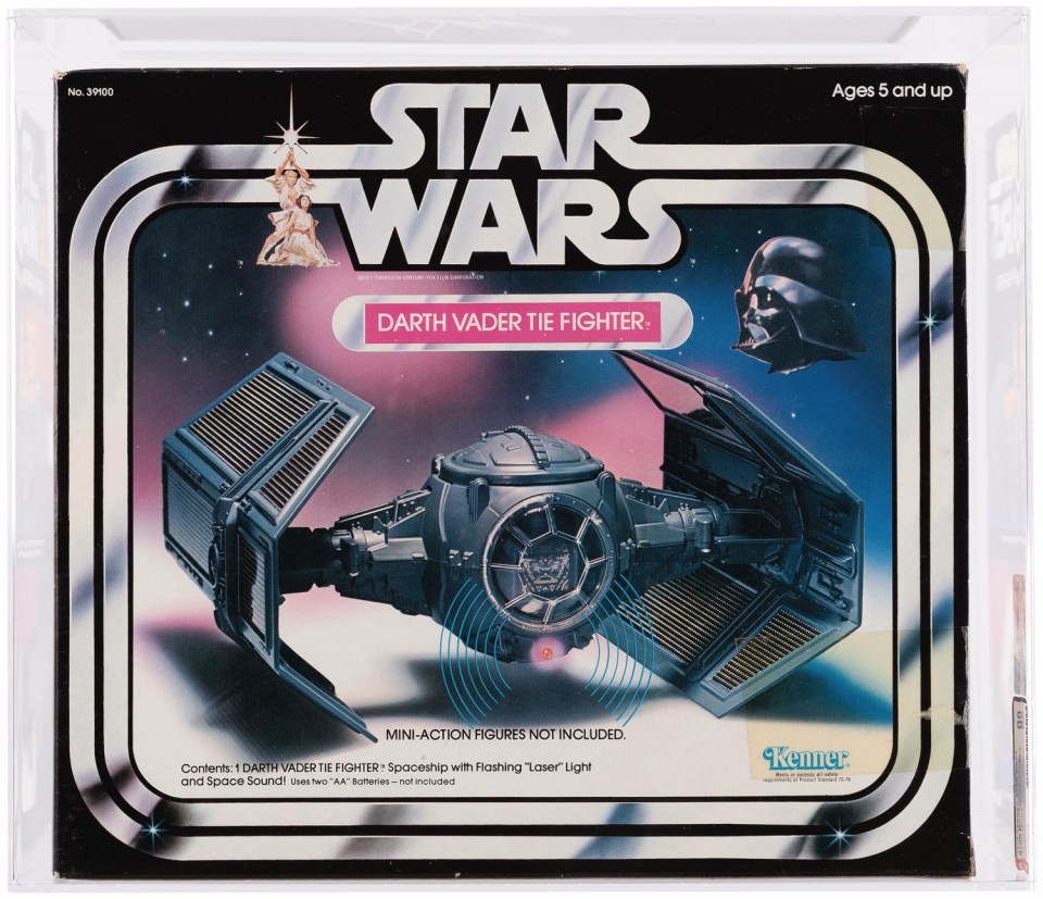 Darth Vader Tie Fighter toy box.