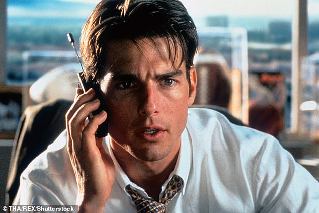 He's been nominated for an Oscar four times but has yet to win; Seen in a 1996 still from Jerry Maguire, which earned him a Best Actor nomination