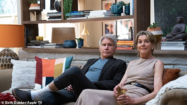 The octogenarian actor plays therapist Dr. Paul Rhodes in the TV show, who faces his own Parkinson's diagnosis; pictured with co-star Wendie Malick