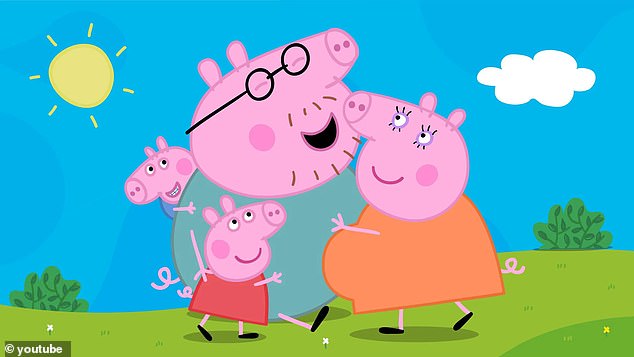 Big siblings Peppa and George are said to be over the moon and excited to meet their new baby sister, while Mummy and Daddy Pig are 'looking forward to lots of happy snorts'