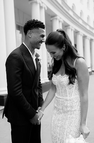 The couple shared pictures of their special day with followers on Instagram