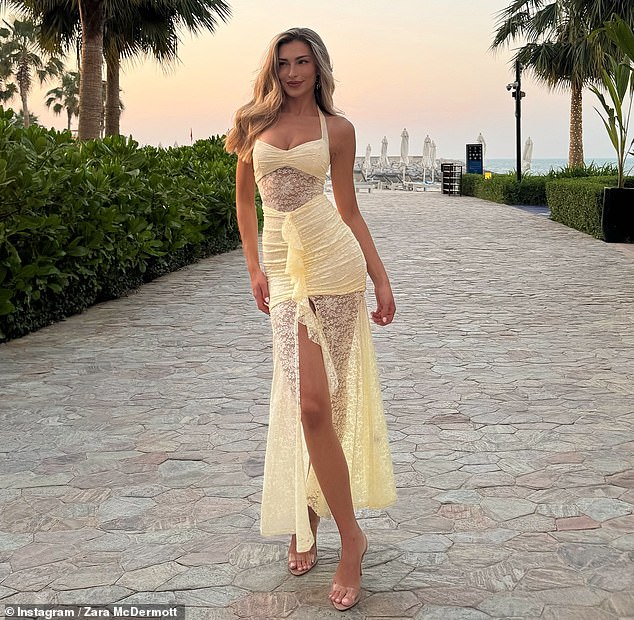 Zara McDermott confirmed she touched down in Costa Rica by sharing a stunning sunset snap on Tuesday