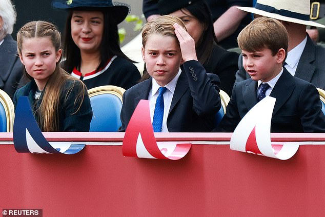 As William and Harry's children exhibit, traits of those we have lost can live on in the younger generation. Charlotte, George and Louis are pictured in May 2025