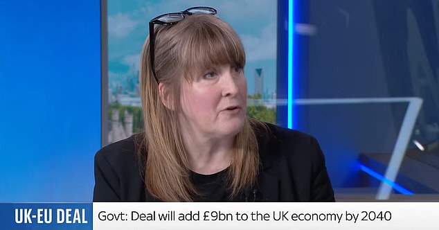 Touring broadcast studios this morning, industry minister Sarah Jones refused to give any figure for the annual costs - although she said it would be less than £9billion