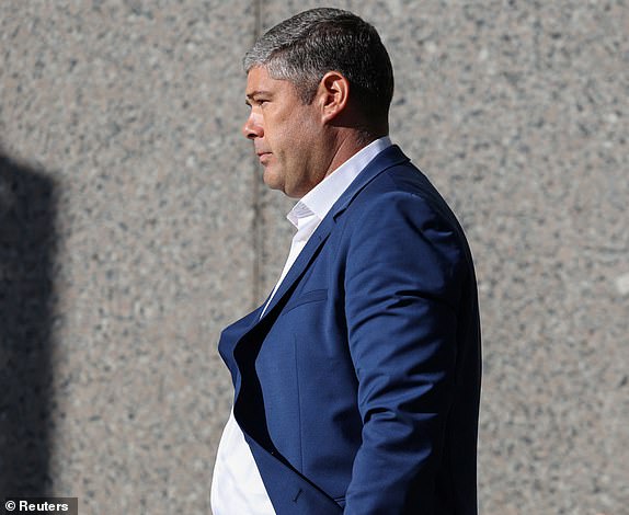David James, a former assistant for Sean "Diddy" Combs, arrives at U.S. federal court for Sean "Diddy" Combs' sex trafficking and racketeering conspiracy trial in Manhattan in New York City, U.S., May 20, 2025. REUTERS/Kylie Cooper