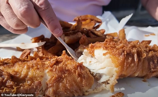 However, the dark colour of the fish batter, and particularly the chips, weren't to everyone's taste