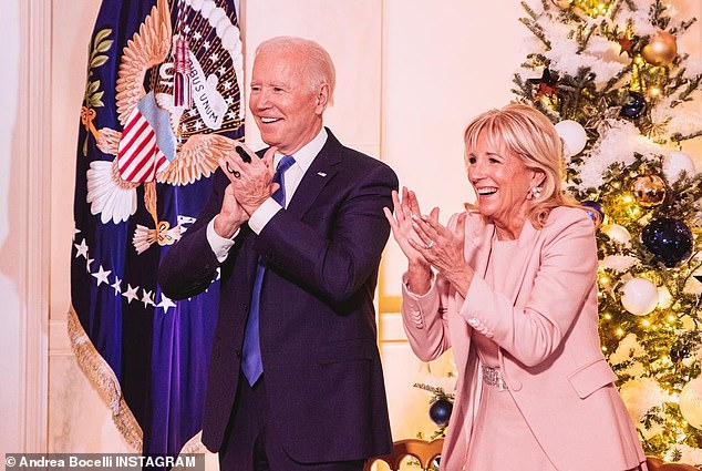 President Joe Biden and First Lady Jill Biden at the White House