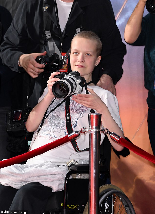 Liz is an aspiring photographer and has been living out her wish list over the last few months. Pictured at the Venom premiere