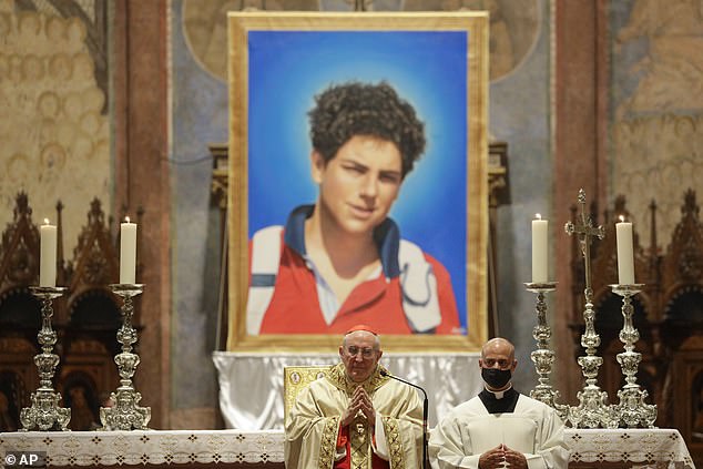 Acutis, who died of leukaemia in 2006 aged 15 and was informally known as 'God's influencer', is set to become a saint