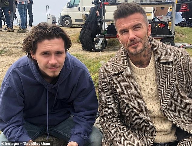 Brooklyn with David. He snubbed all five of the events laid on to celebrate his father¿s 50th birthday two weeks ago
