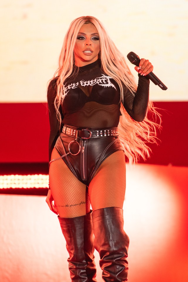 Jesy Nelson of Little Mix performing on stage.