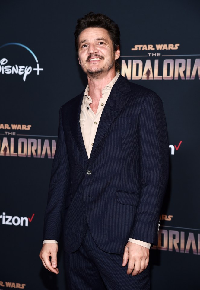 Pedro Pascal at the premiere of The Mandalorian.