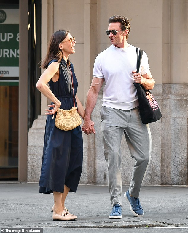 The source claimed Jackman's relationship with Foster is the result of a 'mid-life crisis', despite him reportedly preparing to pop the question to his new ladylove