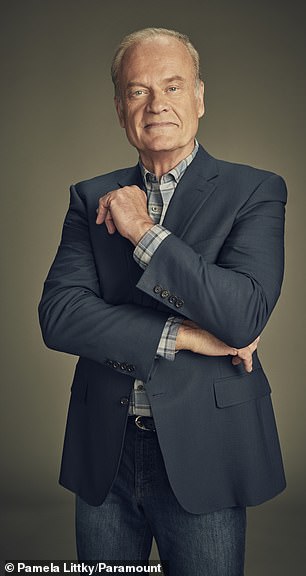 His career took off with Cheers and he went on to portray the character for 20 more years on the spinoff Frasier; pictured in 2023