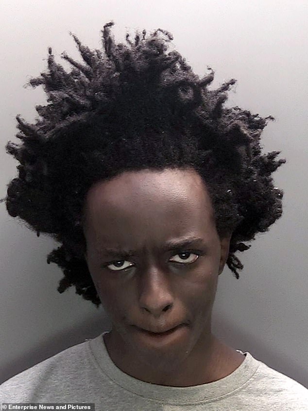 Supporters said her sickening tweet ¿ posted hours after Cardiff-born killer Axel Rudakubana, pictured, murdered three girls at a dance class on July 29, 2024 ¿ was a 'stupid mistake' but compared her 'rotting in jail' with many violent thugs handed lighter prison terms