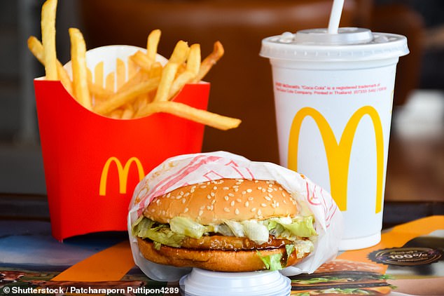 Since then hundreds of TikTok users have confirmed that the order - consisting of a large Coke and fries - can stop migraine symptoms 'immediately' (stock image)