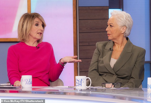 MailOnline understands Kaye Adams and Denise Welch (pictured 2024) are particularly angered by ITV's changes to Loose Women, with them being integral parts of the panel