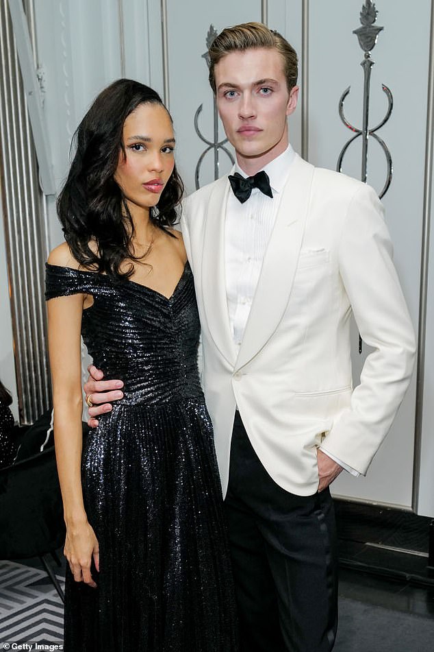 Nara has been wed to fellow model Lucky Blue Smith, 26, since February of 2020, and the couple are parents to three children. Pictured in London in 2022