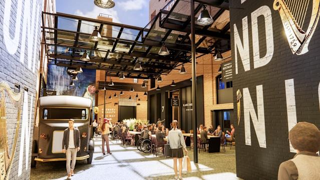 Illustration of a Guinness microbrewery project.