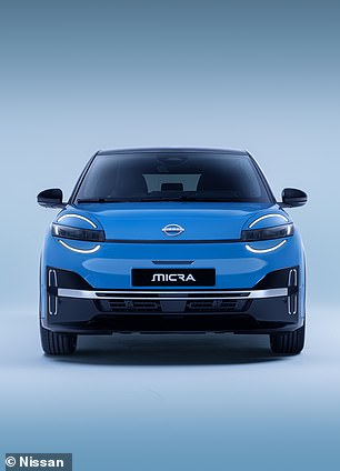 Nissan designers have included the K12-inspired 'bug eye' front headlights