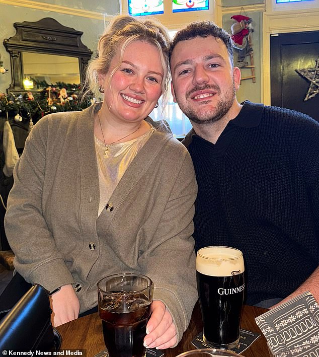 Luckily, before the Hinge date finally appeared, she and James had 'sneakily' exchanged Instagram details and shortly after began messaging