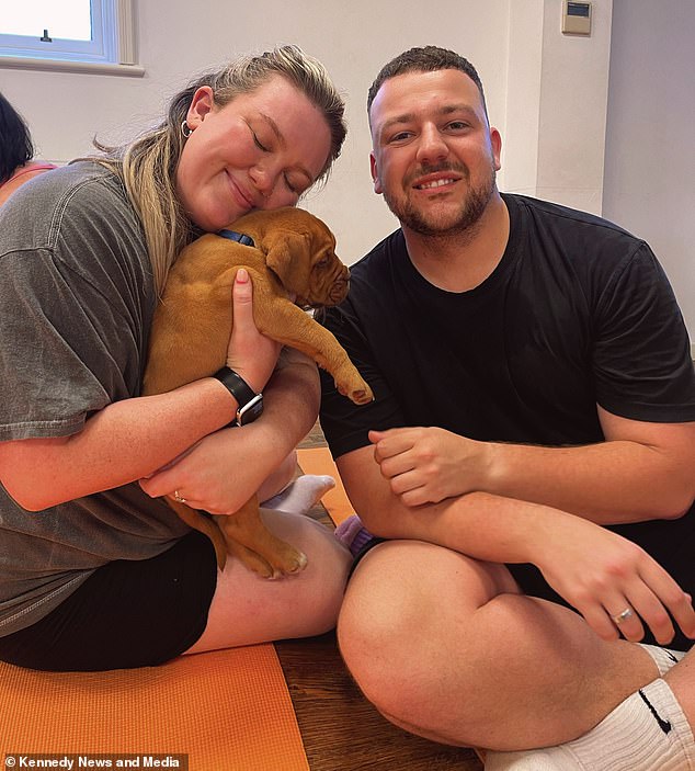 The couple (pictured) got engaged in July 2023 and went on to get married on Saturday 3 May