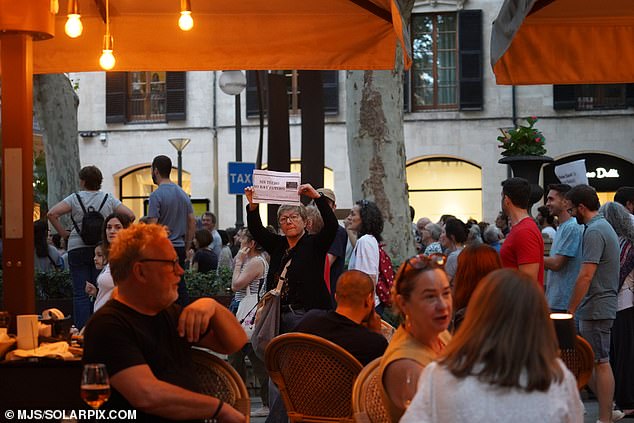 Actions included marches on the street with protesters chanting 'tourists go home'