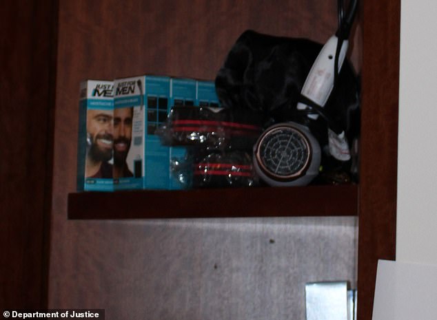 The secret to Diddy's famously immaculate black hair and beard was seemingly exposed by this photo of a closet showing boxes of Just For Men black hair dye