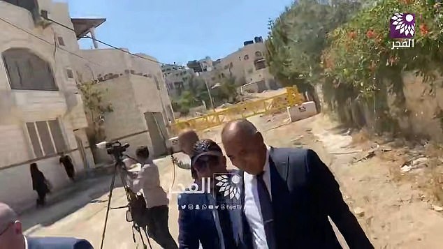 Israel's military said troops fired 'warning shots' after the diplomats deviated from an approved route during a visit to the occupied city