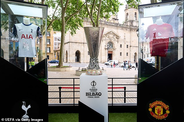 The stakes couldn't be higher - both a European trophy and Champions League football for next season are on the line for whoever triumphs in Bilbao out of Manchester United and Spurs