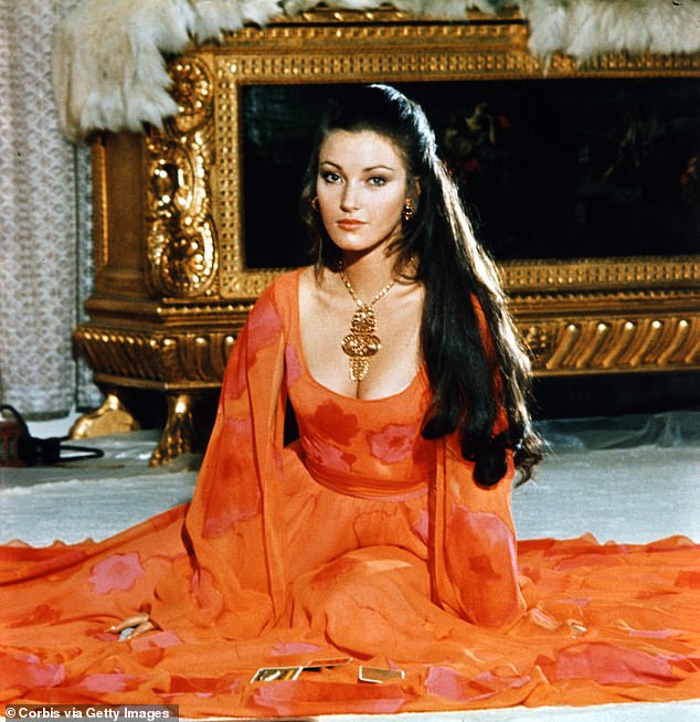 Seymour in character as Solitaire on the set of Live And Let Die in 1973