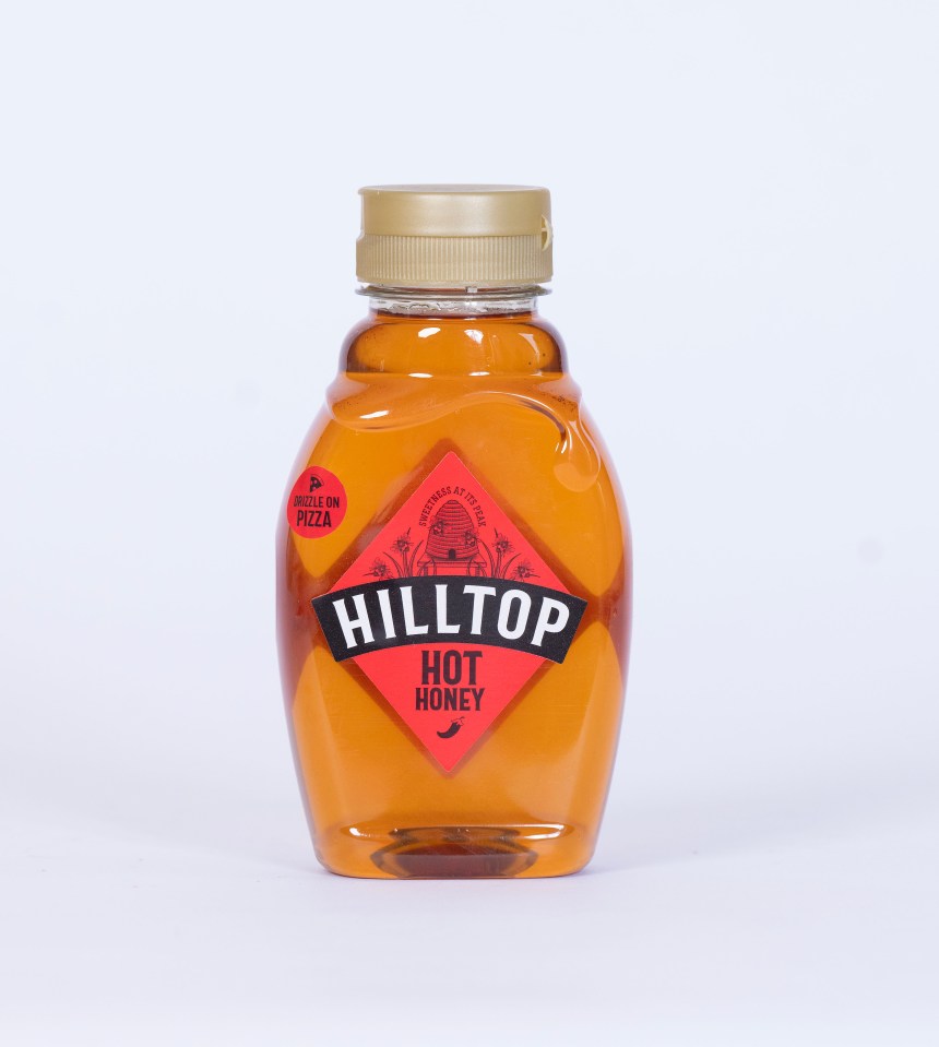 Bottle of Hilltop Hot Honey.
