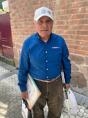 Manuel, 80, claimed 'it's only the English that do this' and that 'once they've had a drink they become hooligans'